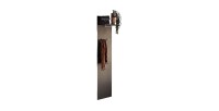Appendiabiti sospeso KEY – 1 ripiano – Ganci integrati – Marrone – Design moderno