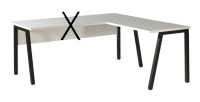 Retour pour Bureau – Collection SOON – Coloris Blanc et Noir – Extension Fonctionnelle
