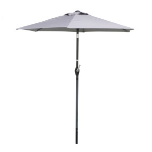 Parasol inclinable gris...
