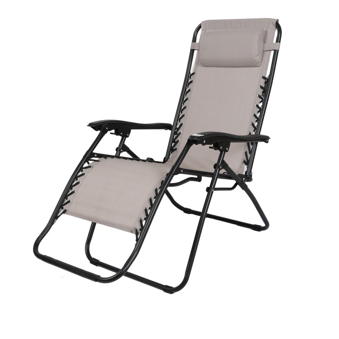 Fauteuil relax da esterno – 90x108x64 cm – Tortora – Comfort e eleganza