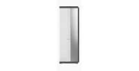 Meuble de rangement SCOTT – Blanc brillant – 6 niches, 1 porte – À poser 