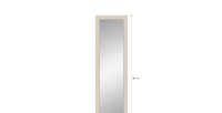 Miroir LUNA – Beige mat – Rectangulaire 45x180 cm 