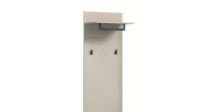 Porte-manteau suspendu LUNA – Beige mat – 60x140x35 cm 