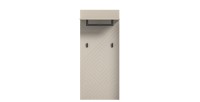Porte-manteau suspendu LUNA – Beige mat – 60x140x35 cm 