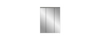 Badezimmermöbelset WILLIAM – Dunkelgrau und Weiß – 60x191x34 cm 