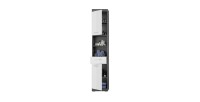 Colonne de salle de bain SCOTT – 2 portes et 1 tiroir – Gris foncé et blanc – 37x191x31 cm 