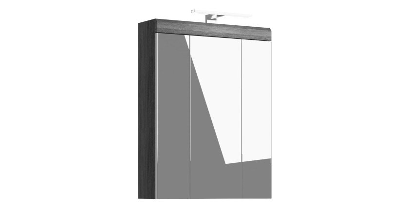 Ensemble salle de bain SCOTT – Meuble sous vasque, miroir et colonne 