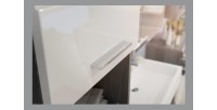 Set bagno SCOTT – Mobile sottolavabo, colonna, 2 mezze colonne e specchio 
