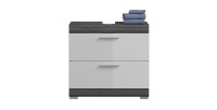 Set bagno SCOTT – Mobile sottolavabo, colonna e specchio con contenitore 