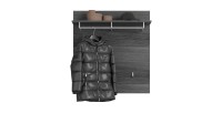 Porte-manteaux SCOTT – Design moderne avec étagère intégrée 
