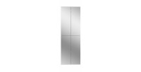 Armoire 12 portes BODITE – 4 portes avec miroirs – Blanc laqué 