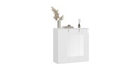 Buffet BODITE – 3 portes – Blanc laqué – Design compact et moderne 