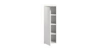 Meuble de rangement BODITE – 1 porte – Blanc laqué – Compact et moderne 