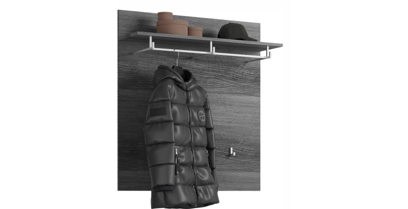 Armoire de rangement 6 portes + 4 tiroirs – Chêne clair – BODITE 