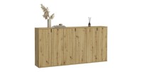 Buffet 6 portes – Chêne clair – BODITE 