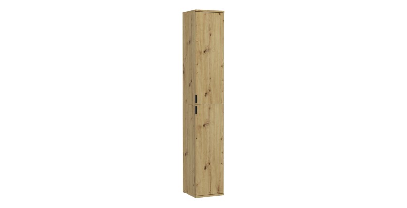Armoire 2 portes – Chêne clair – BODITE 