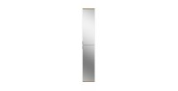Armoire 2 portes avec miroir – Chêne clair – BODITE 