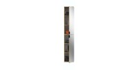 Armoire 2 portes avec miroir – Chêne clair – BODITE 