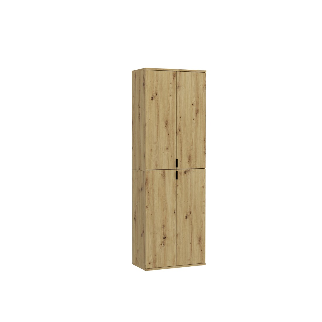Armoire 4 portes – Chêne clair – BODITE 