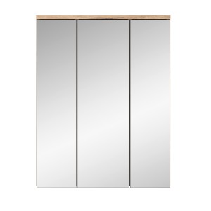 Meuble de rangement avec miroirs – Chêne clair – SELMA 