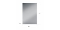 Miroir – Blanc Laqué – KLEANKIN 