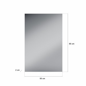 Miroir – Blanc Laqué – KLEANKIN 