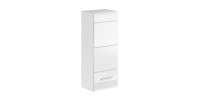 Demi colonne de salle de bain – Blanc laqué – KLEANKIN 