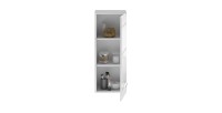 Demi colonne de salle de bain – Blanc laqué – KLEANKIN 