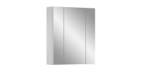 Meuble de rangement avec miroirs – Blanc laqué – KLEANKIN 