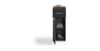 Demi colonne de salle de bain – Noir laqué – KLEANKIN 