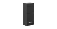 Demi colonne de salle de bain – Noir laqué – KLEANKIN 