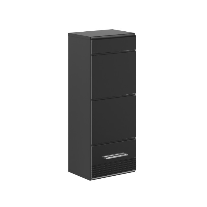 Demi colonne de salle de bain – Noir laqué – KLEANKIN 