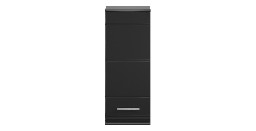 Demi colonne de salle de bain – Noir laqué – KLEANKIN 