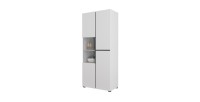 Set di 4 mobili collezione HAVANA colori bianco e nero. Mobile TV XL, vetrina, tavolino, scaffale