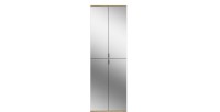 Armoire SLIDE – 120 cm – 2 portes coulissantes – Coloris chêne – Style naturel et moderne