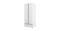 Armario HAVANA 90 cm – 2 puertas + 1 cajón – Color blanco y negro – Diseño moderno y funcional