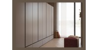 Armoire HAVANA 90 cm – 2 portes + 1 tiroir – Coloris blanc et noir – Design moderne et fonctionnel