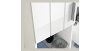 Meuble de rangement à suspendre 1 porte – Blanc laqué – VENICE