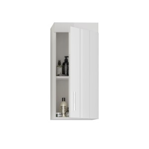 Hangende opbergmeubel met 1 deur - Hoogglans wit - VENICE