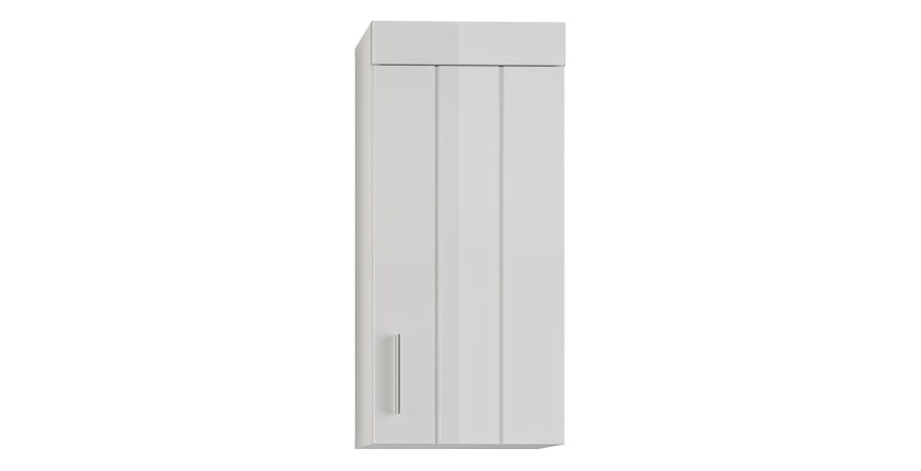 Meuble de rangement à suspendre 1 porte – Blanc laqué – VENICE