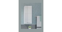 Meuble de rangement salle de bain – Blanc laqué – VICCO