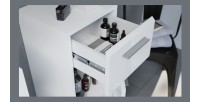 Meuble de rangement salle de bain – Blanc laqué – VICCO
