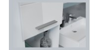Meuble de rangement salle de bain – Blanc laqué – VICCO