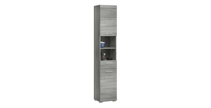 Columna de baño 2 puertas 1 cajón + 2 nichos – AVENSIO