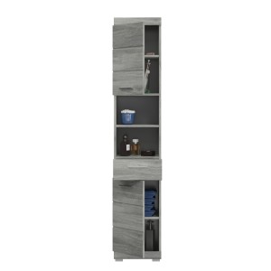 Columna de baño 2 puertas 1 cajón + 2 nichos – AVENSIO