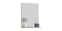 Miroir de salle de bain AVENSIO – Gris laqué avec miroir – Design moderne
