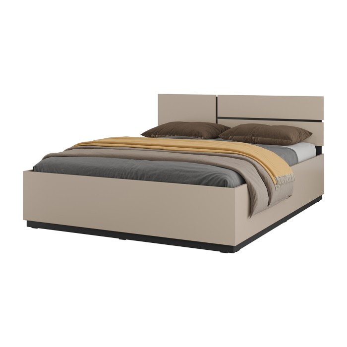 Cama HAVANA 160x200 beige y...