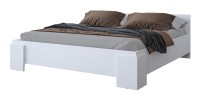 Bed BOMBAY – 180x200 cm – Wit design – Lattenbodem niet inbegrepen – Hedendaagse stijl