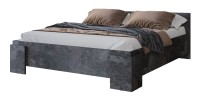 Bed BOMBAY - 160x200 cm - Lei-effect - Modern ontwerp