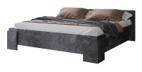 Lit BOMBAY – 180x200 cm – Effet ardoise – Design moderne